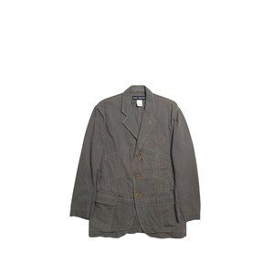 Issey Miyake Y2K (M) Y2K Workwear Sport Coat - Khaki/Grey Japan